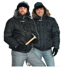 Куртка мужская Аляска-Премиум утепленная, цвет черный